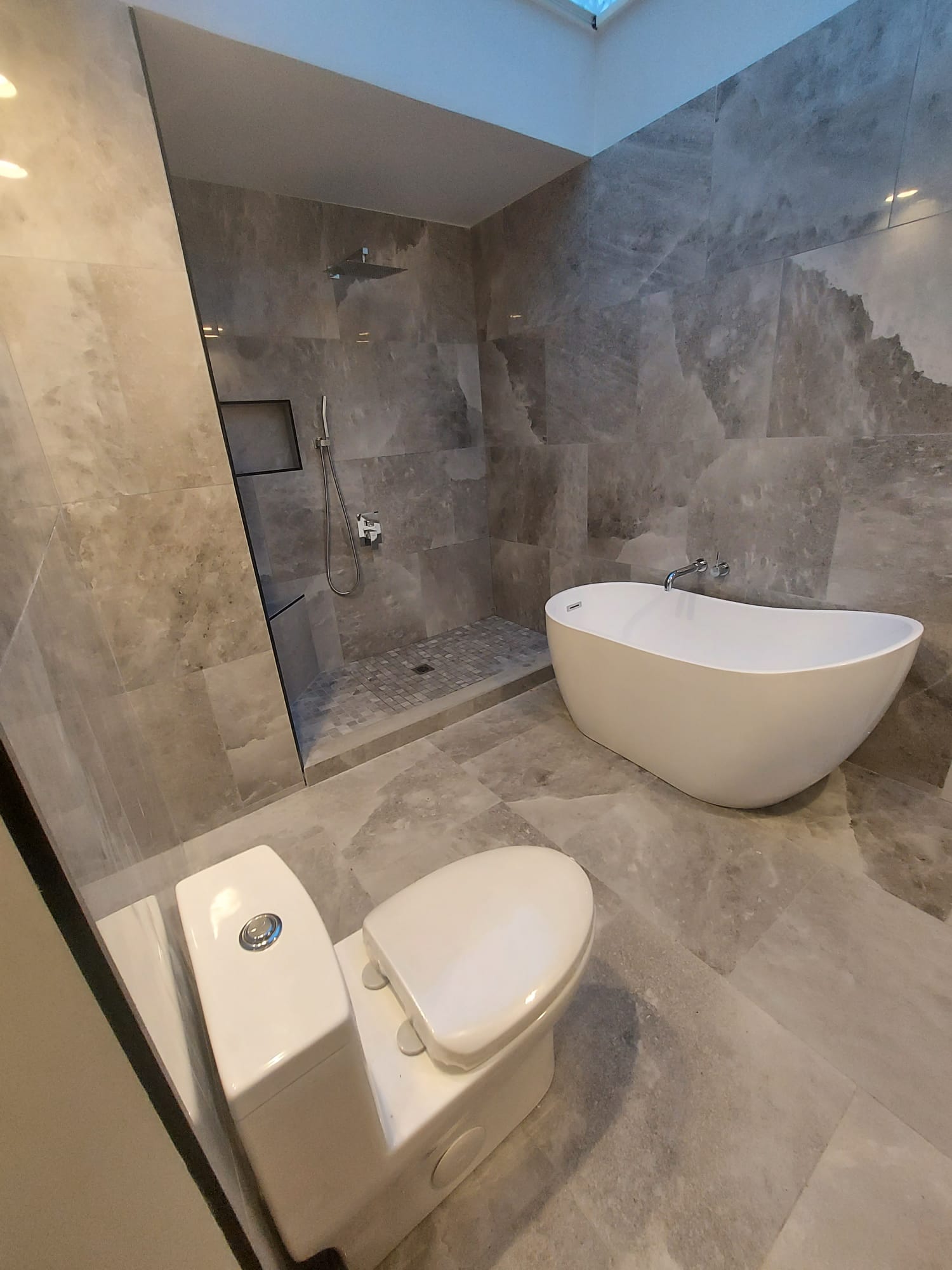 Bathroom remodeling project by Binders Painting and Contracting